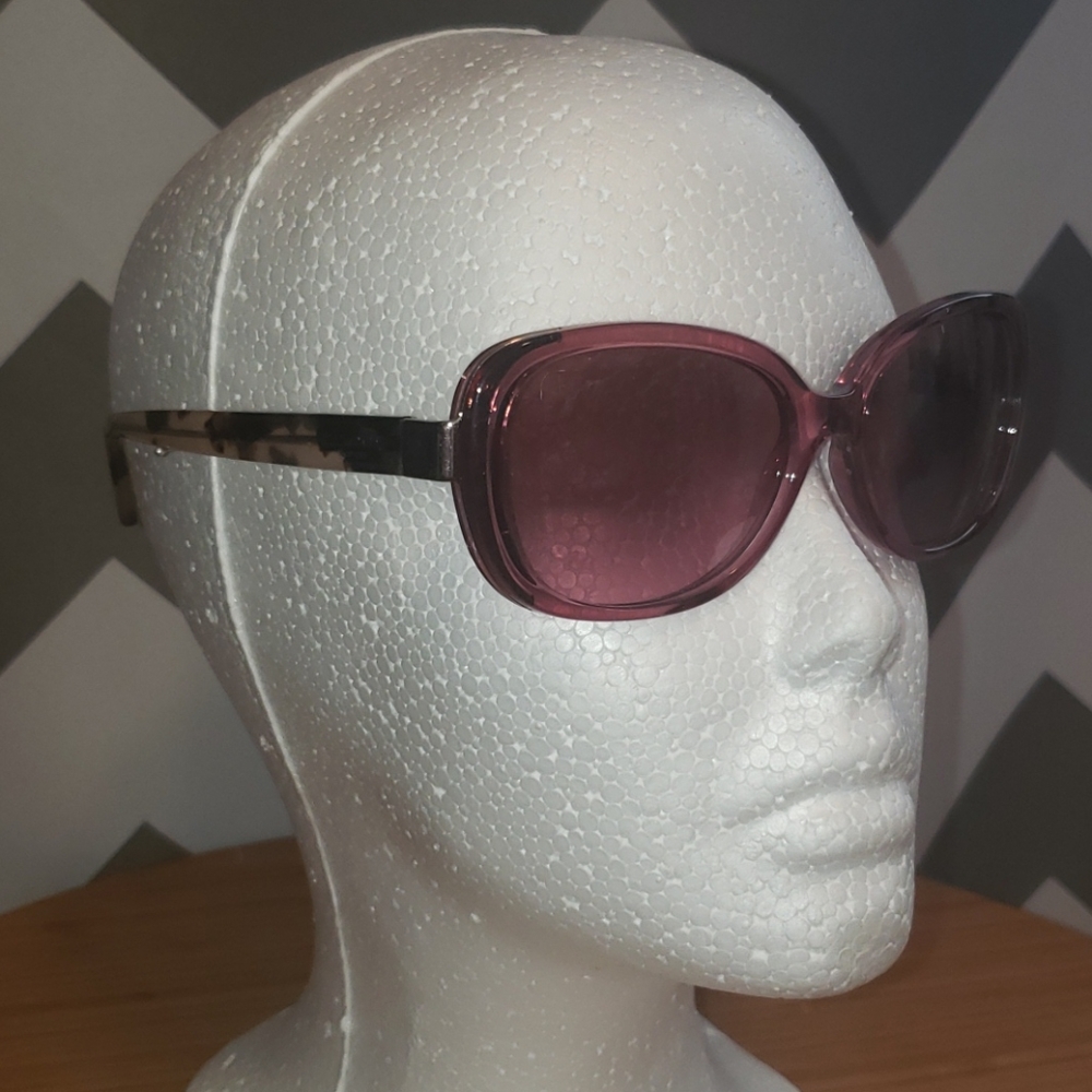 Coach purple tortoise shell sunglasses